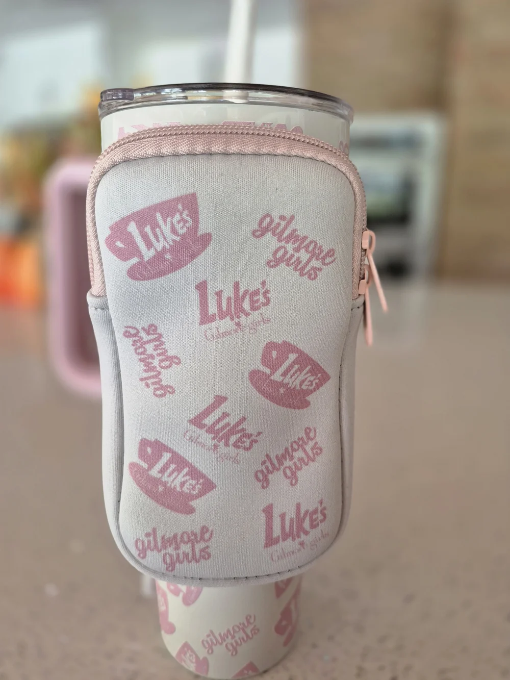 Gilmore Girls Pink Lukes Tumbler
